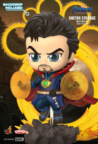 Avengers 4: Endgame - Dr. Strange With Portals Cosbaby 3.75” Hot Toys Bobble-Head Figure
