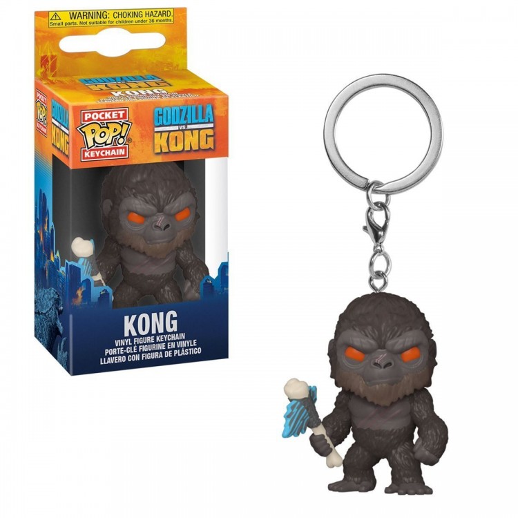 Купить Брелок Funko Pocket POP! Keychain Godzilla Vs Kong Kong w/Battle Axe  