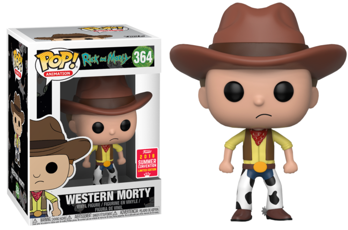 Купить Rick and Morty - Western Morty Pop! Vinyl Figure (2018 Summer Convention Exclusive) 