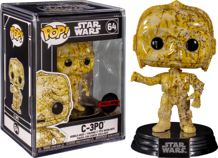 Купить Star Wars - C-3PO Futura Pop! Vinyl Figure в комплекте с Pop! Protector 