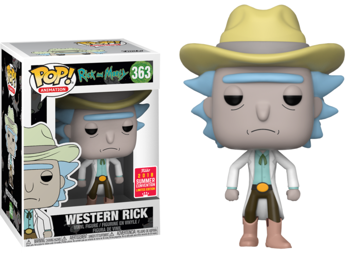 Купить Rick and Morty - Western Rick Pop! Vinyl Figure (2018 Summer Convention Exclusive) 