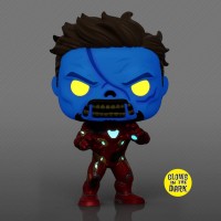 Фигурка Funko POP! Bobble Marvel What If Zombie Iron Man (GW) (Exc) 