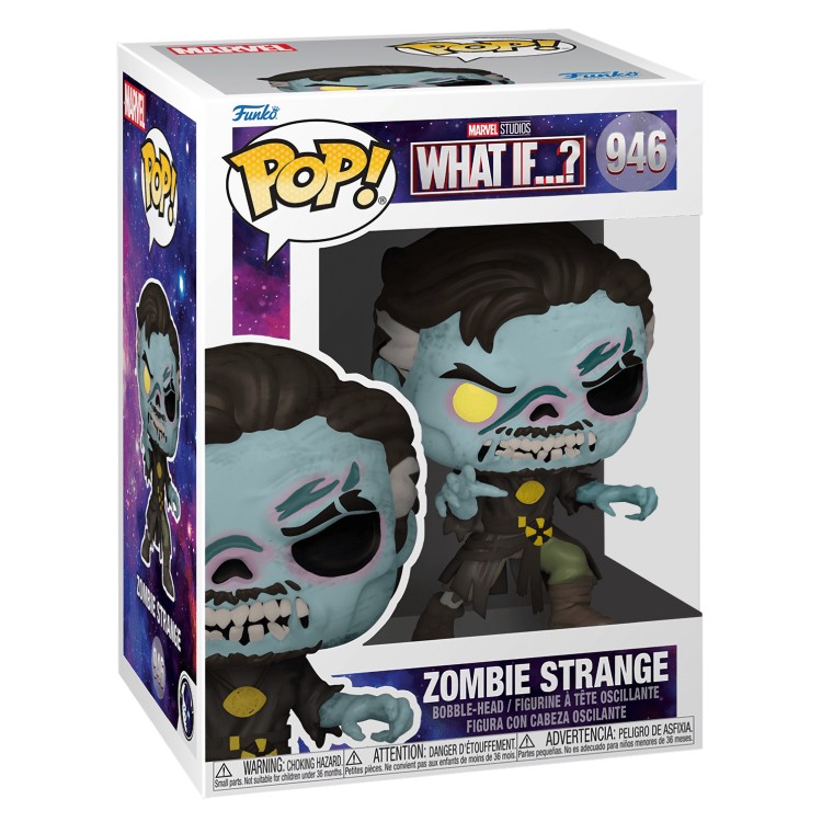 Купить Фигурка Funko POP! Bobble Marvel What If Zombie Strange (Exc)  