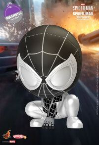 Marvel’s Spider-Man (2018) - Spider-Man Negative Suit Cosbaby 3.75” Hot Toys Bobble-Head Figure