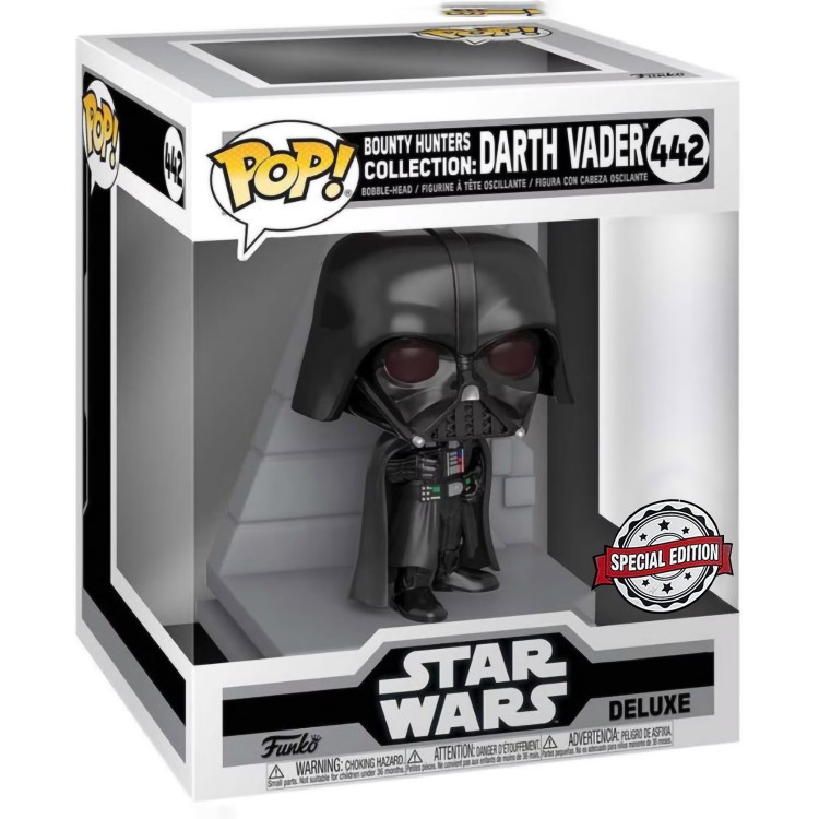 Купить Фигурка Funko POP! Deluxe Bobble Star Wars SW Bounty Hunters Darth Vader (Exc)  