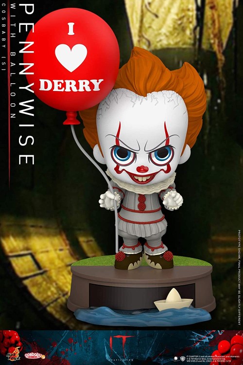 Купить Hot Toys It Chapter Two Cosbaby Mini Figure Pennywise with Balloon 11 cm 