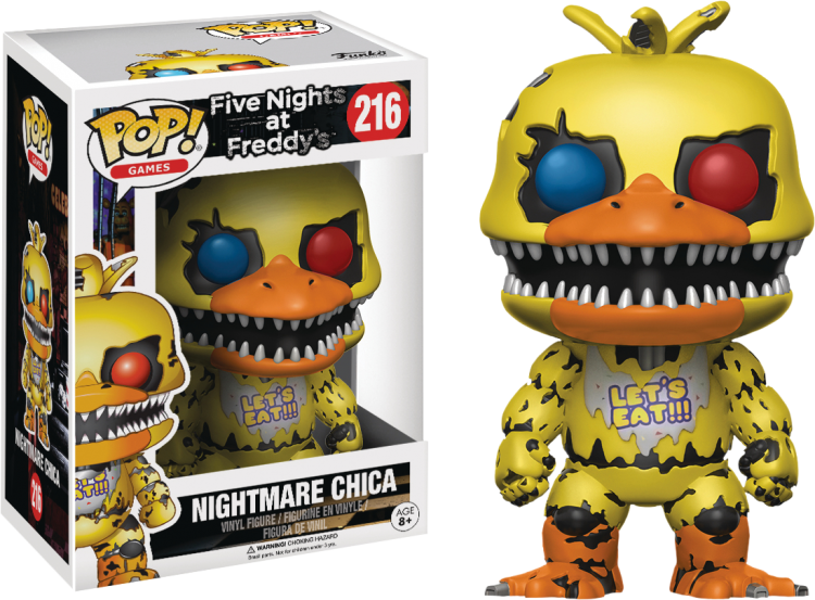 Купить Five Nights at Freddy’s - Nightmare Chica Pop! Vinyl Figure 