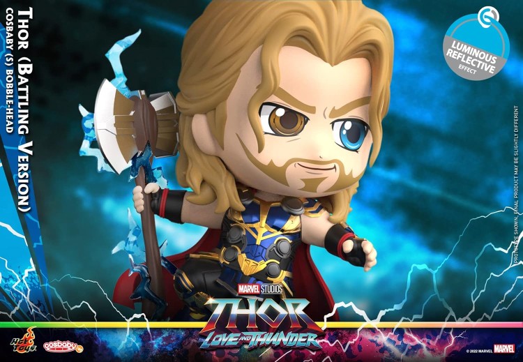 Купить Фигурка Hot Toys Thor: Love and Thunder Thor Cosbaby Battling Version  