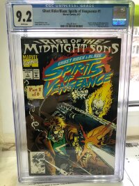Ghost Rider/Blaze: Spirits of Vengeance 1 CGC 9.2 Marvel Comics
