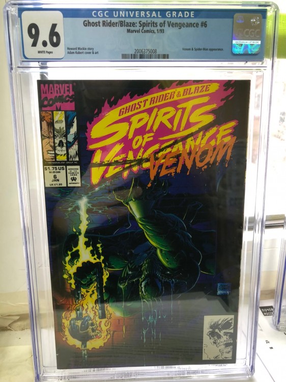 Купить Ghost Rider Spirits of Vengeance 6 - Venom Cover - CGC 9.6 