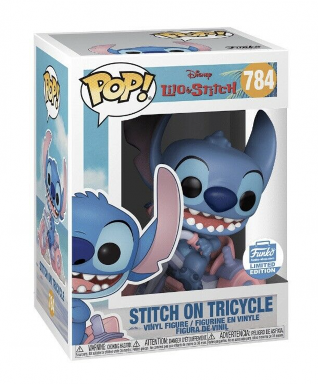 Купить Funko Pop! Disney | Stitch on Tricycle | Funko Shop Exclusive #784 