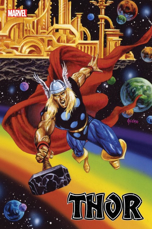 Купить Комикс на английском языке Thor #18 (Jusko Marvel Masterpieces Variant) 