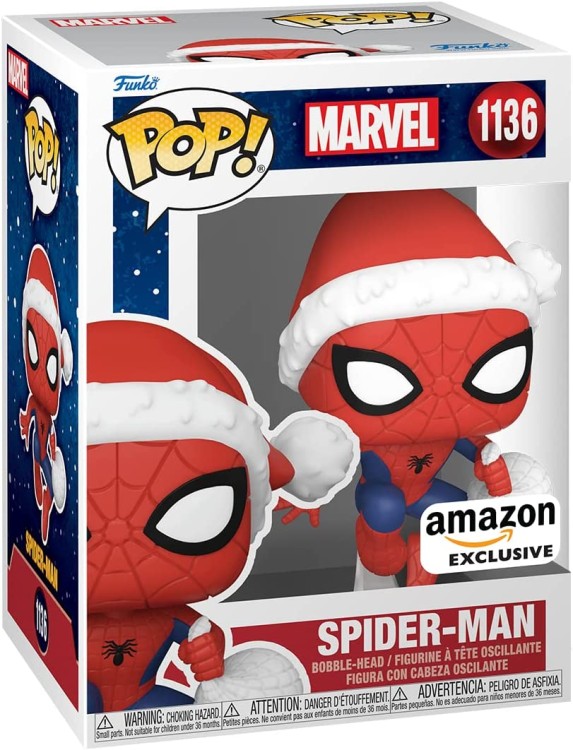 Купить Фигурка Funko Pop! Marvel: Spider-Man in Hat, Amazon Exclusive 