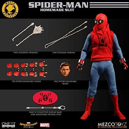 Купить MEZCO One:12 Collective Spider-Man Homemade Suit - Exclusive 