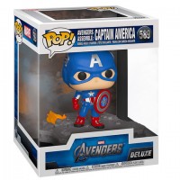 Фигурка Funko POP! Bobble: Deluxe: Avengers: Captain America (Assemble) (Exc) 