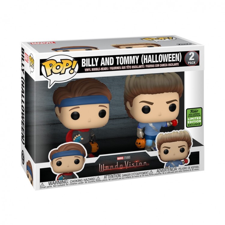 Купить Wandavision - Billy and Tommy ECCC 2021 Spring Convention Exclusive 2-Pack Pop! Vinyl 