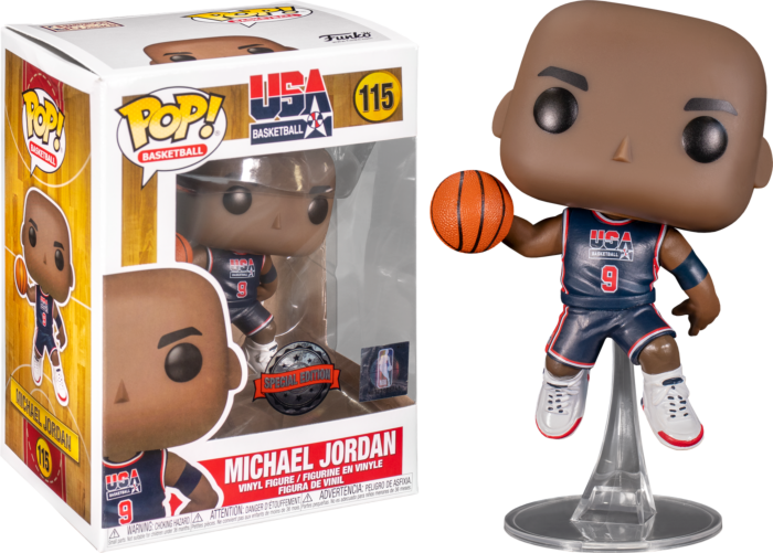 Купить Фигурка Funko POP! NBA Legends Michael Jordan (1992 Team USA Navy Uni) (Exc)  