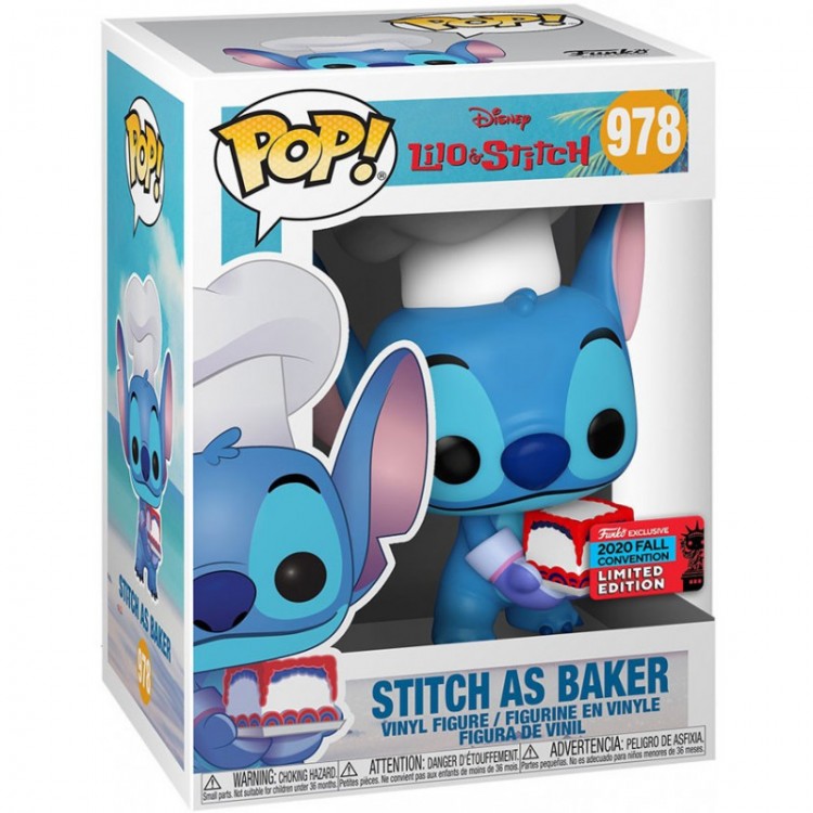 Купить POP! Vinyl: NYCC Exc: Disney: Lilo & Stitch Stitch as Baker (Exc) 