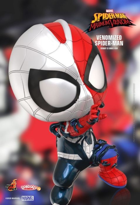 Купить Фигурка Spider-Man: Maximum Venom - Venomized Spider-Man Cosbaby (S) Hot Toys Человек-паук Веном 
