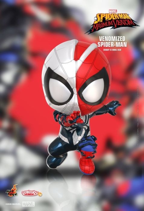 Купить Фигурка Spider-Man: Maximum Venom - Venomized Spider-Man Cosbaby (S) Hot Toys Человек-паук Веном 