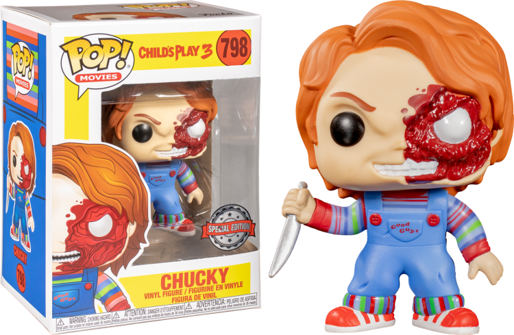 Купить Child's Play 3 - Chucky Battle Damaged Pop! Vinyl Figure 