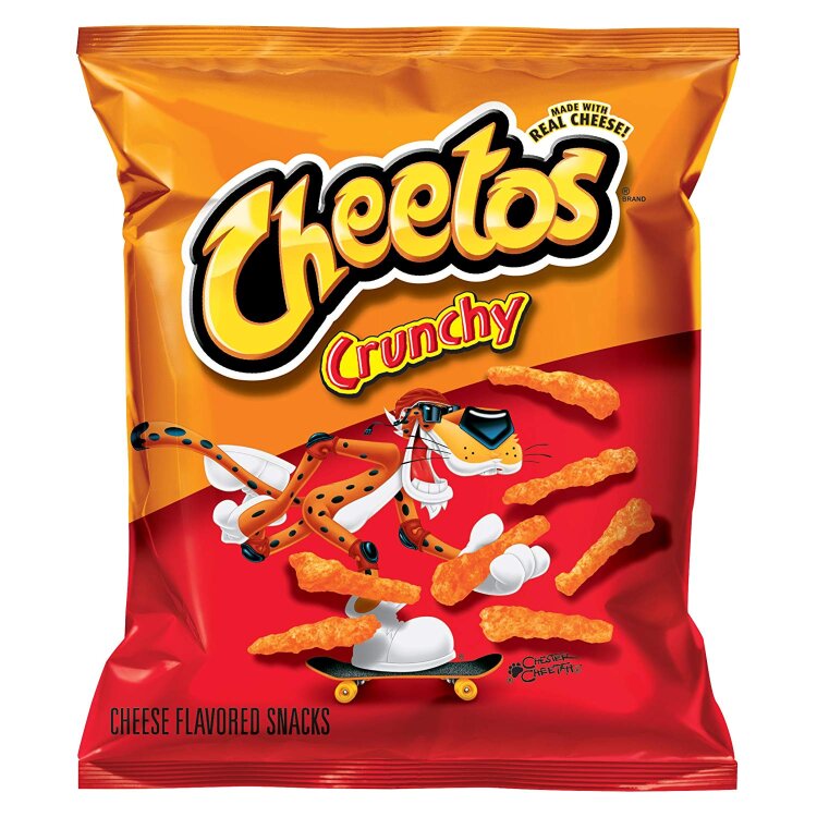 Купить Cheetos Crunchy Cheese Flavored Snacks 25 грамм 