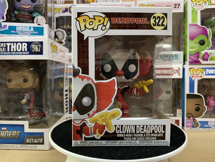 Купить Funko Pop Deadpool: Clown Deadpool 