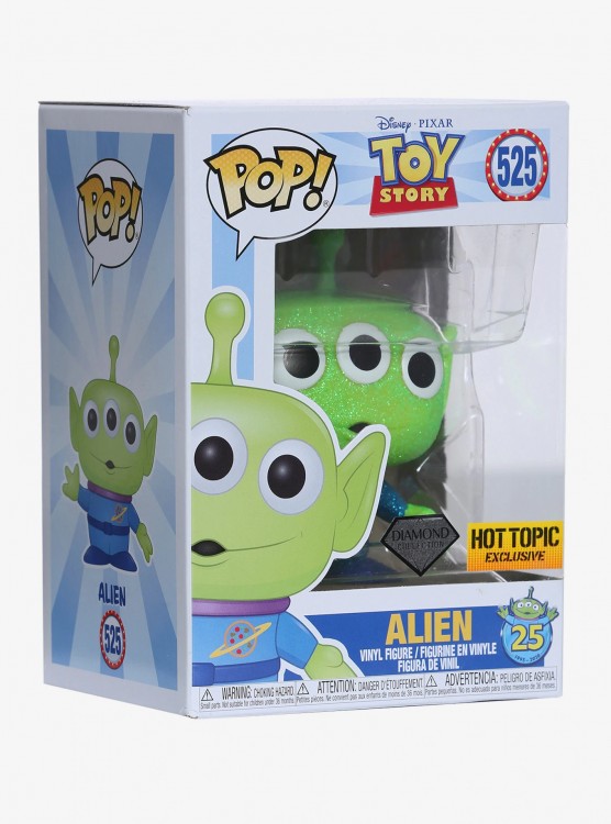 Купить Funko Disney Pixar Toy Story Diamond Collection Pop! Alien Vinyl Figure Hot Topic Exclusive 