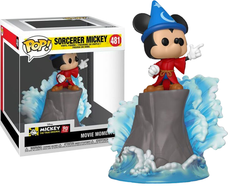 Купить Disney - Fantasia Sorcerer Mickey 90th Anniversary Movie Moments Pop! Vinyl Figure 