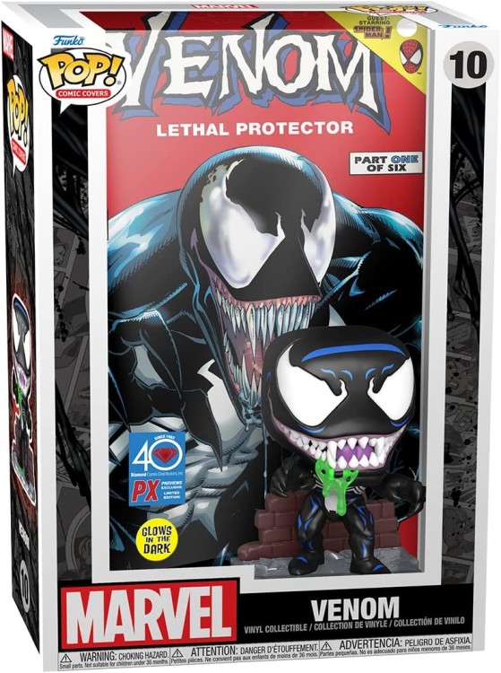 Купить Фигурка Pop! Comic Cover: Marvel Venom Lethal Protector Glow in The Dark Previews Exclusive 