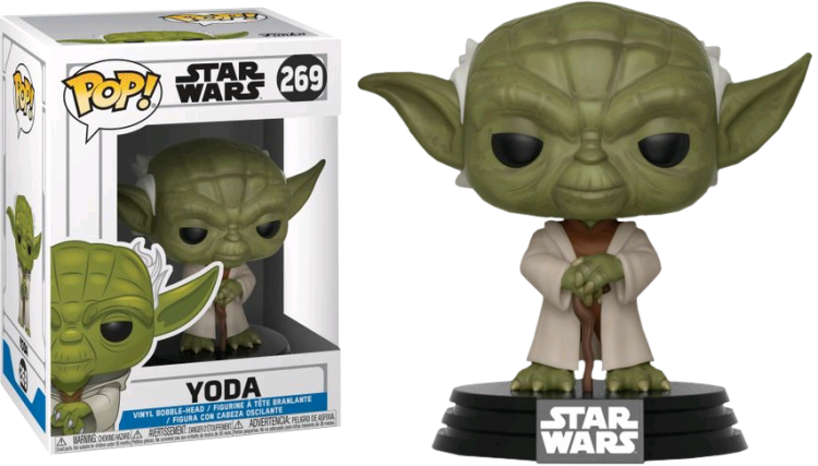Купить Funko POP! Bobble: Star Wars: Clone Wars: Yoda 