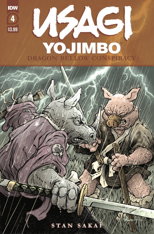 Купить Комикс на английском языке Usagi Yojimbo Dragon Bellow Conspiracy #4 (of 6) 