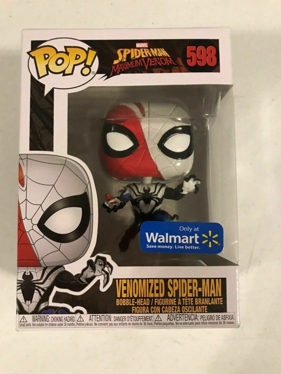 Купить Funko Pop! Marvel VENOMIZED SPIDER-MAN! Walmart Exclusive! 