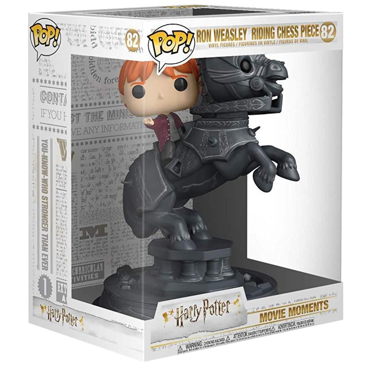 Купить Фигурка Funko POP! Movie Moments Harry Potter S5 Ron Weasley Riding Chess Piece  