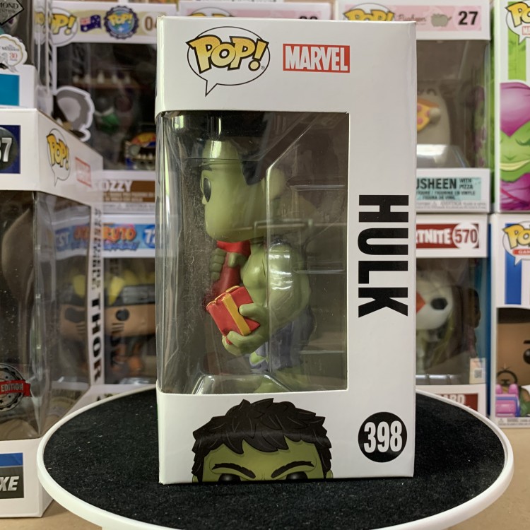 Купить  Funko Bobble: Marvel: Holiday: Hulk w/ Stocking & Plush 