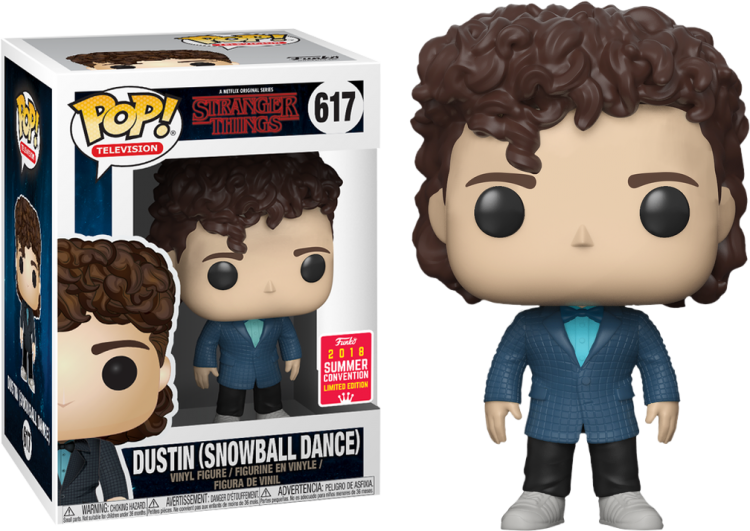 Купить Stranger Things - Dustin in Snow Ball Outfit Pop! Vinyl Figure (2018 Summer Convention Exclusive) 