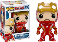  Captain America: Civil War - Unmasked Iron Man Pop! Vinyl Figure