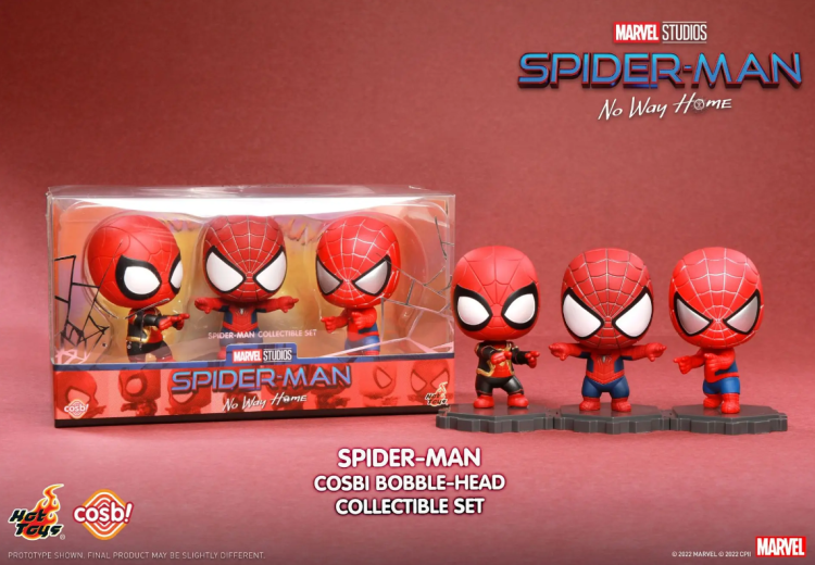 Купить Фигурки Spider-Man: No Way Home Cosbi Bobble-Head Collectible Set 
