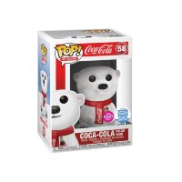 Funko Pop! Coca- Cola Polar Bear (Flocked) Funko Shop Ex