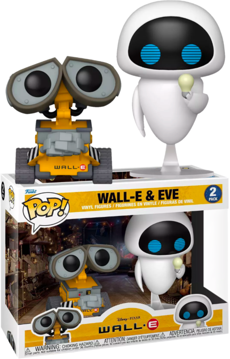 Купить Фигурка Funko POP! Disney Wall-E Wall-E & Bulb Eve (Exc)  2-Pack 58689  