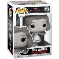 Фигурка Funko POP! Bobble Marvel WandaVision Wanda 50s (B&W) 