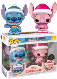 Фигурка Funko POP! Disney Lilo & Stitch Winter Stitch & Angel (Exc) 2PK 