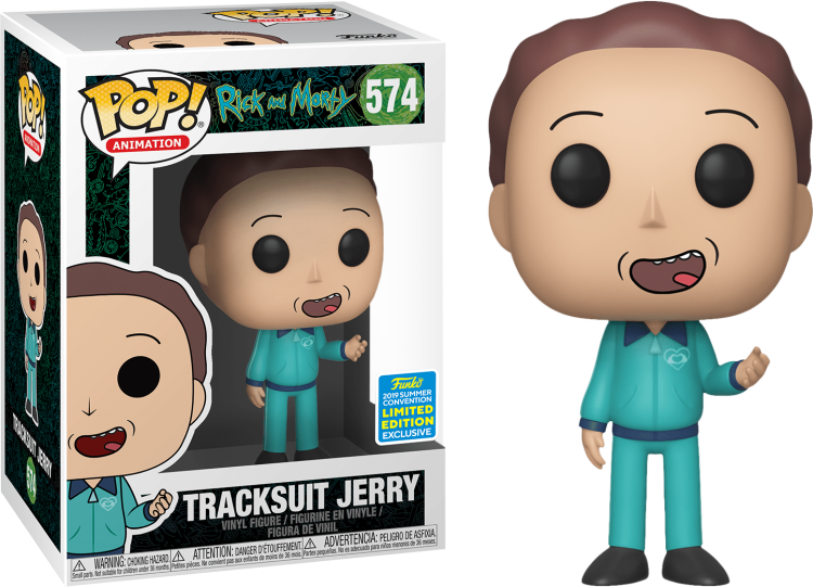 Купить Rick and Morty - Jerry in Tracksuit Pop! Vinyl Figure (2019 Summer Convention Exclusive) 