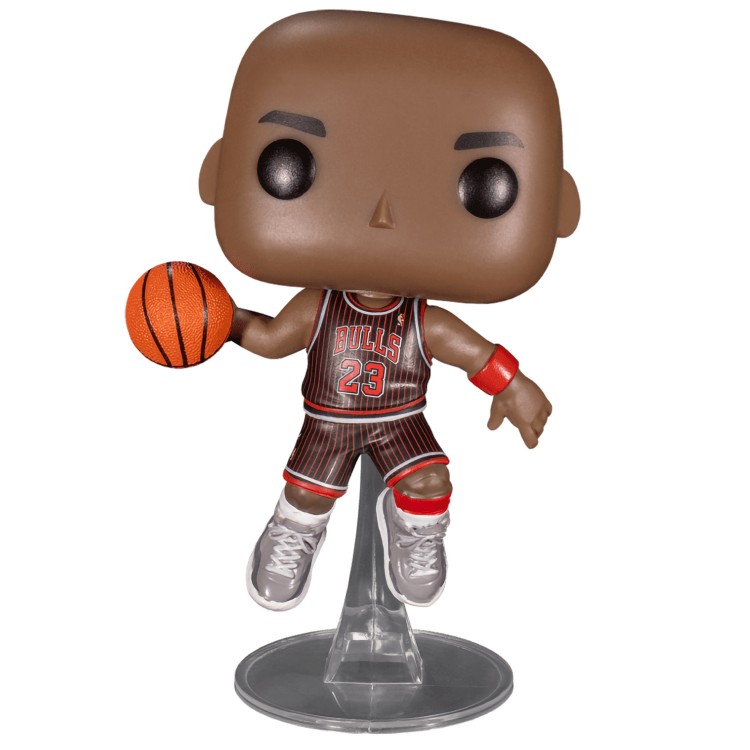 Купить Фигурка Funko POP! NBA Bulls Michael Jordan w/Jordans (Black Pinstripe Jersey) (Exc)  