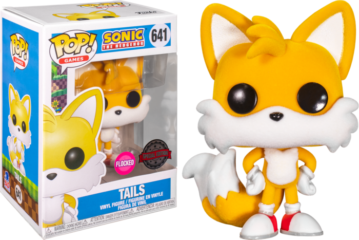 Купить Sonic the Hedgehog - Tails Flocked Pop! Vinyl Figure 