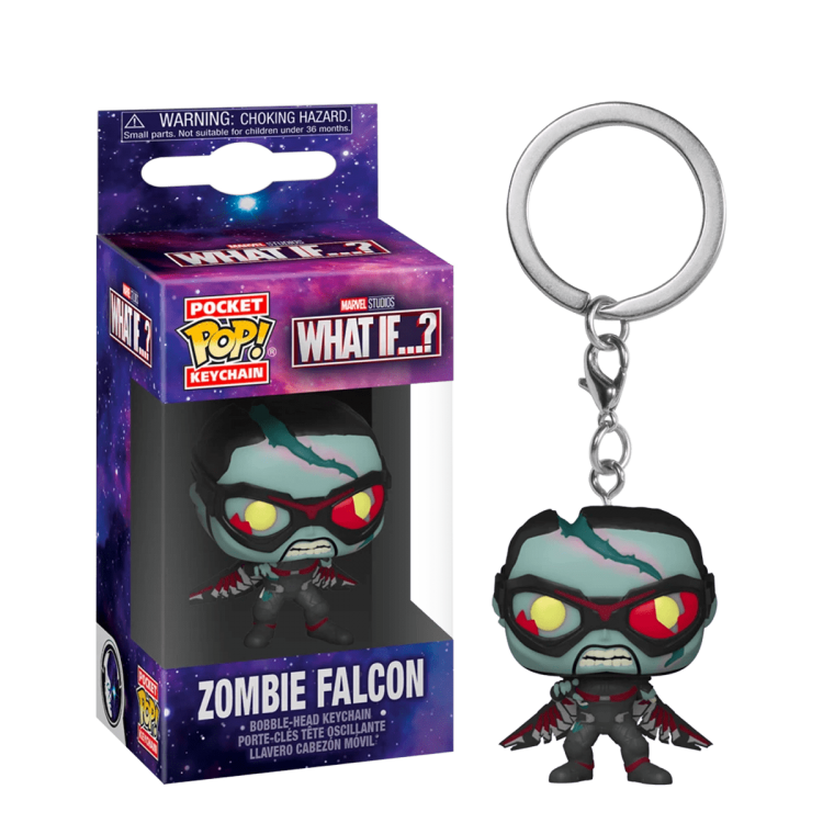 Купить Брелок Funko Pocket POP! Keychain Marvel What If Zombie Falcon  