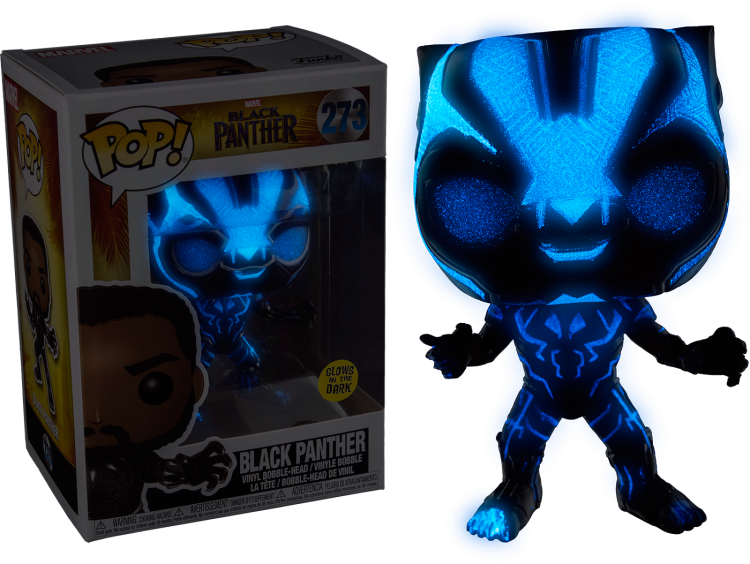 Купить Black Panther - Blue Black Panther Glow in The Dark Pop! Vinyl Figure 