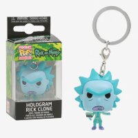 Funko Pocket POP! Keychain: Rick & Morty: Hologram Rick Clone