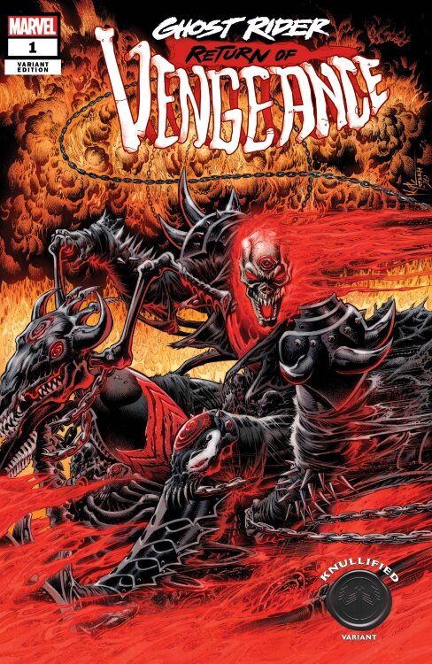 Купить Ghost Rider: Return of Vengeance #1 (Hotz Knullified Variant) 