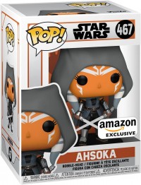 Funko Pop! Star Wars: The Mandalorian - Hooded Ahsoka with Dual Sabers Amazon Exclusive